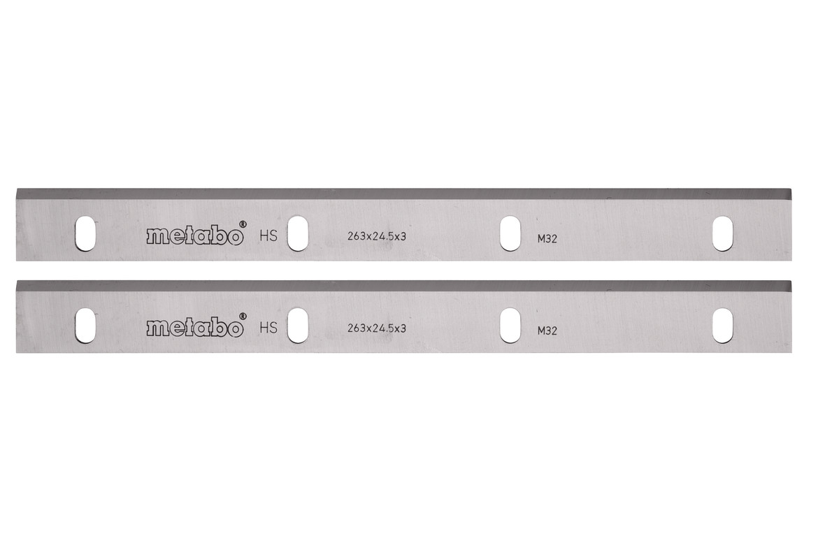 2 HSS planer blades, HC 260 E/ES (0911030748) | Metabo Power Tools