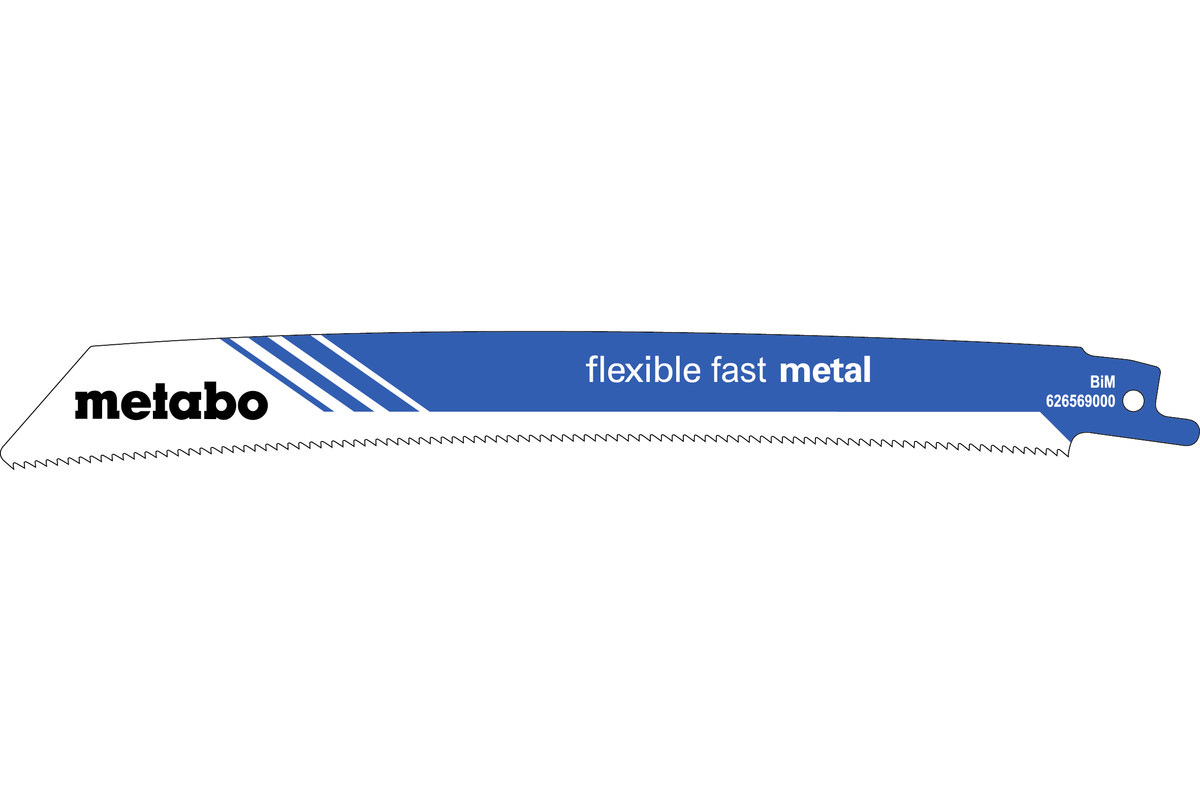 5 reciprozaagbladen "flexible fast metal" 225 x 0,9 mm (626569000) 