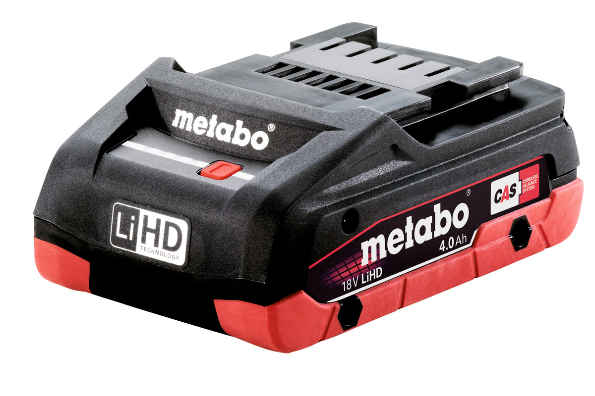Batterie LiHD 18 V - 4,0 Ah (625367000) | Outillage électroportatif Metabo.  Metabo Belgique.