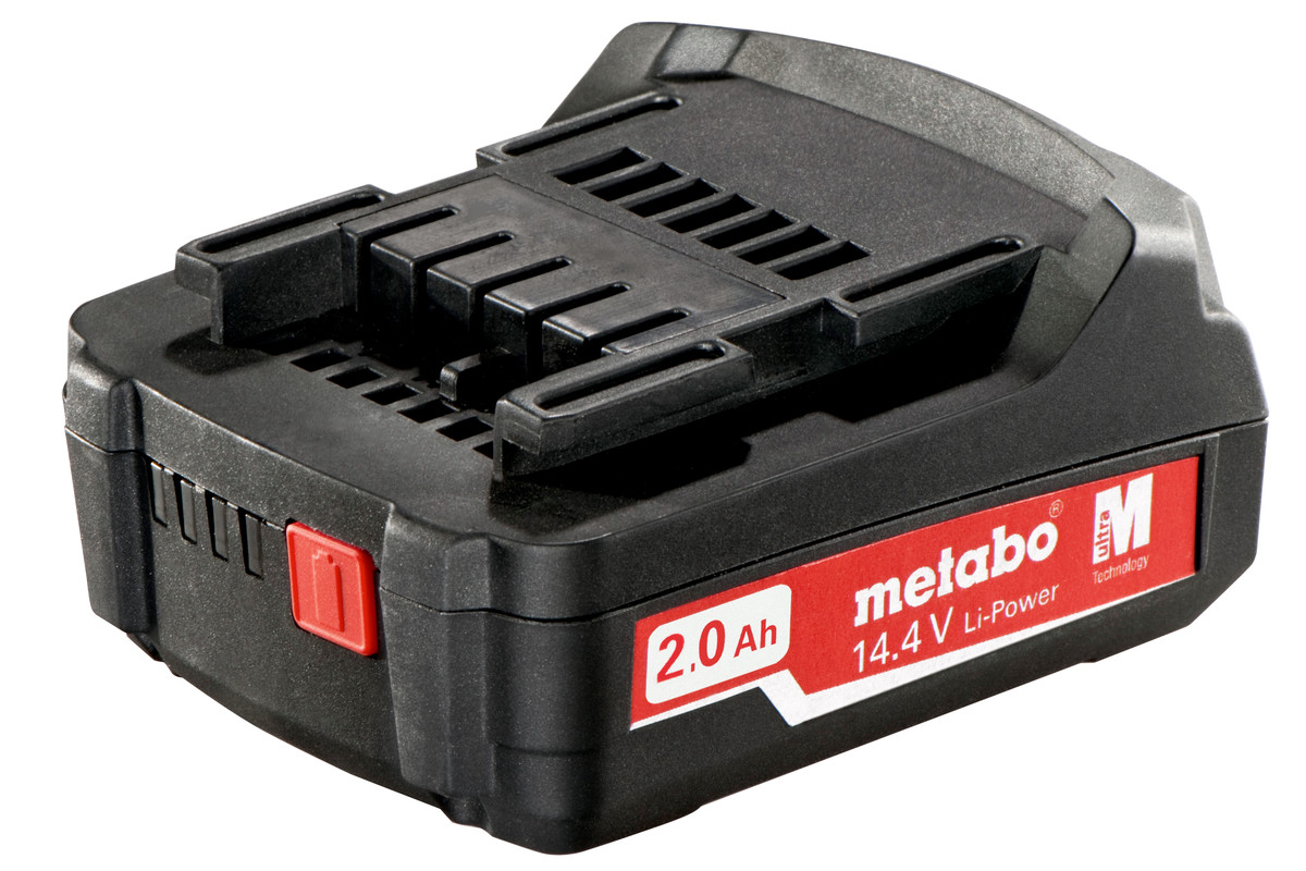 Batterie Li-Power 14,4 V - 2,0 Ah (625595000) | Outillage électroportatif  Metabo. Metabo Belgique.