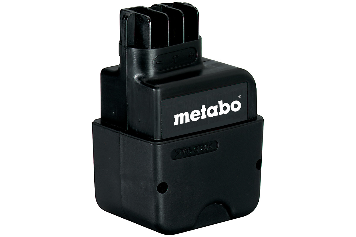 Bloc batterie 9,6 V, 1,7 Ah, NiCd (630072000) | Outillage électroportatif  Metabo. Metabo Belgique.