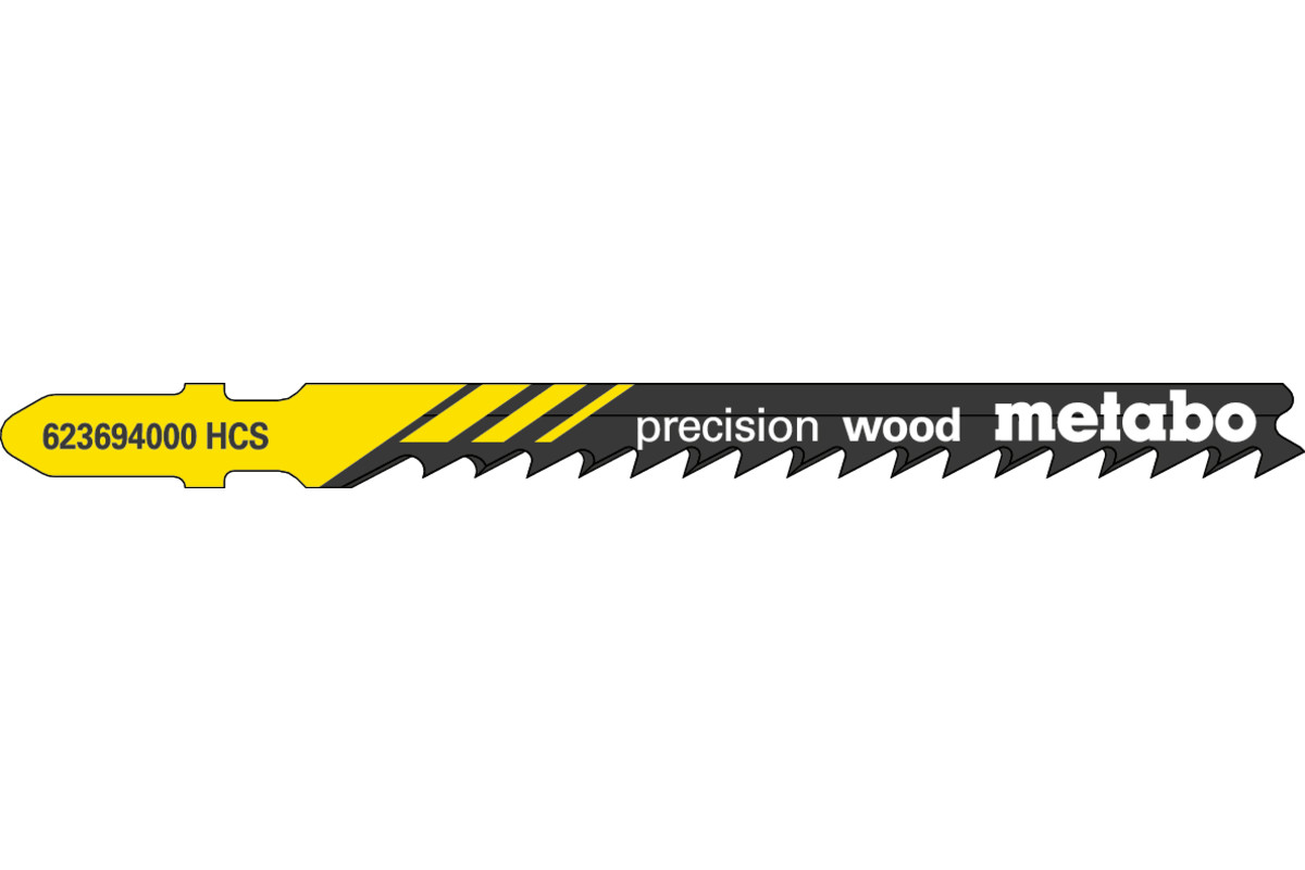 5 Lâminas para serras de recortes "precision wood" 74 4,0 mm (623694000) 