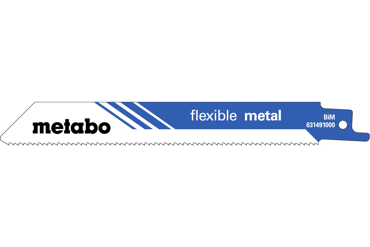 25 Sabre saw blades "flexible metal" 150 x 0.9 mm (628253000) 
