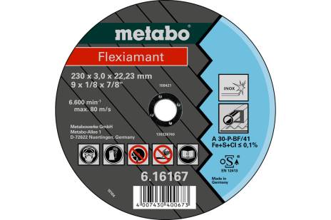 Flexiamant 230x3.0x22.23 Inox, TF 41 (616167000) 