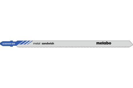 5 Lâminas para serras de recortes "sandwich metal" 150/ 2,0 mm (623604000)