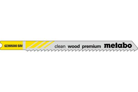 5 U-jigsaw blades "clean wood premium" 82/2.5mm (623905000)