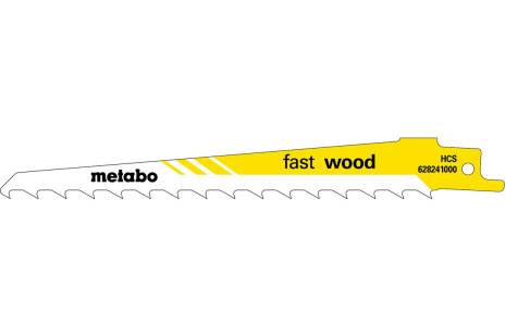 5 Lâminas para serra de sabre "fast wood" 150 x 1,25 mm (628241000)