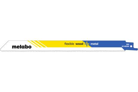 100 hojas para sierras de sable "flexible wood + metal" 225 x 0,9 mm (625494000)