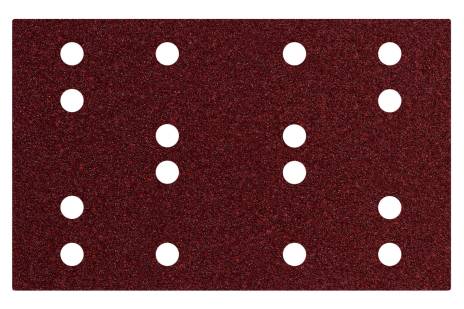 Hook and loop sanding sheets 80 x 133 mm, P 40, 16 holes, with hook and loop (SRA) (635190000)