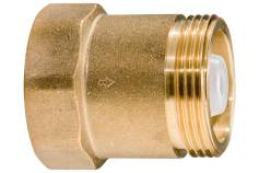 Brass check valve, 1 1/4" (628805000) 