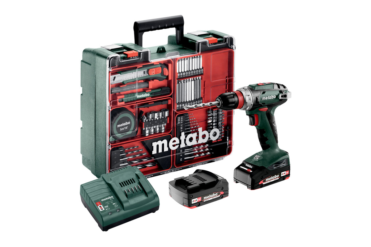 BS 18 Quick Set (602217880) Cordless drill / screwdriver | Metabo Power  Tools