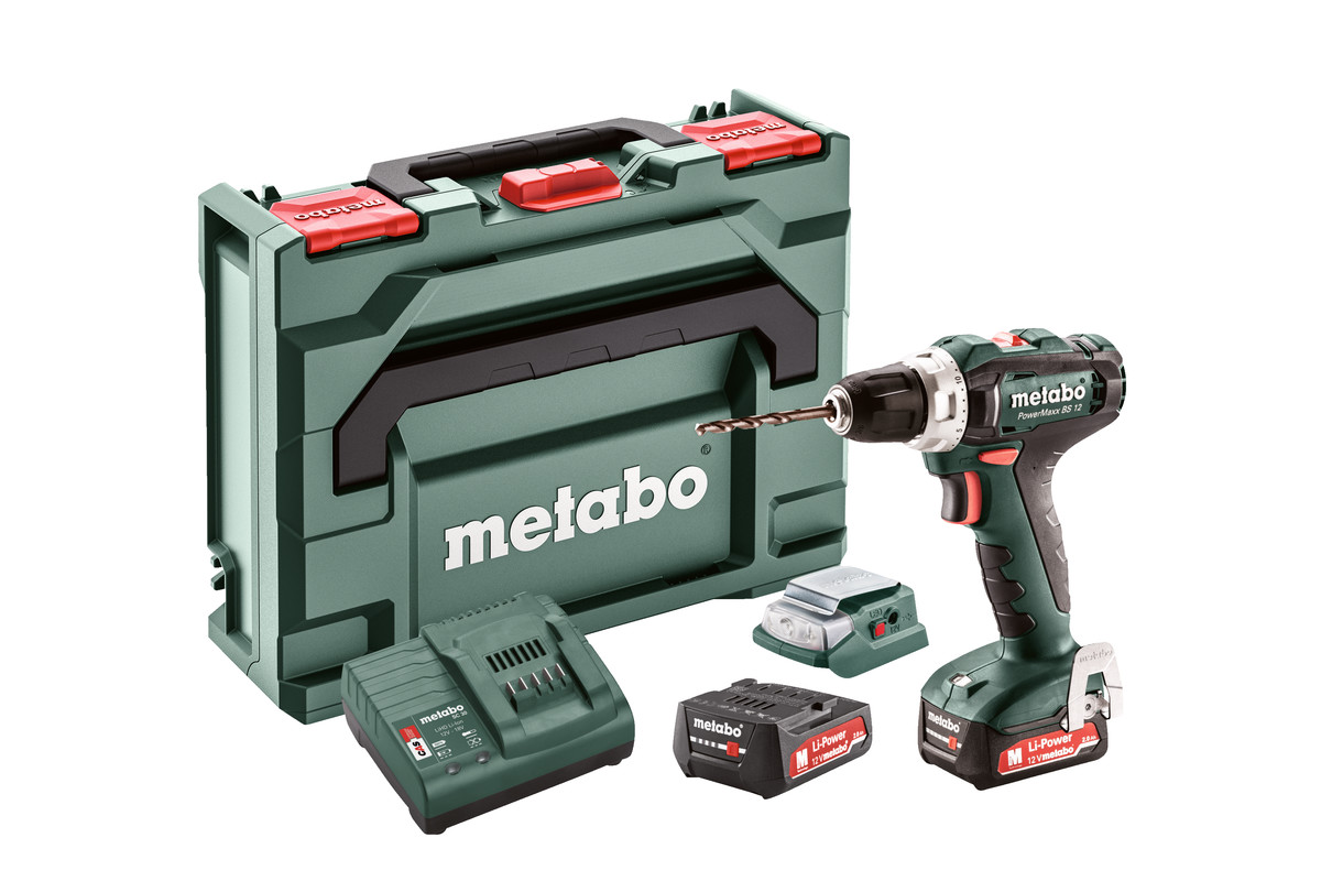 PowerMaxx BS 12 Set (601036910) Cordless drill / screwdriver | Metabo Power  Tools