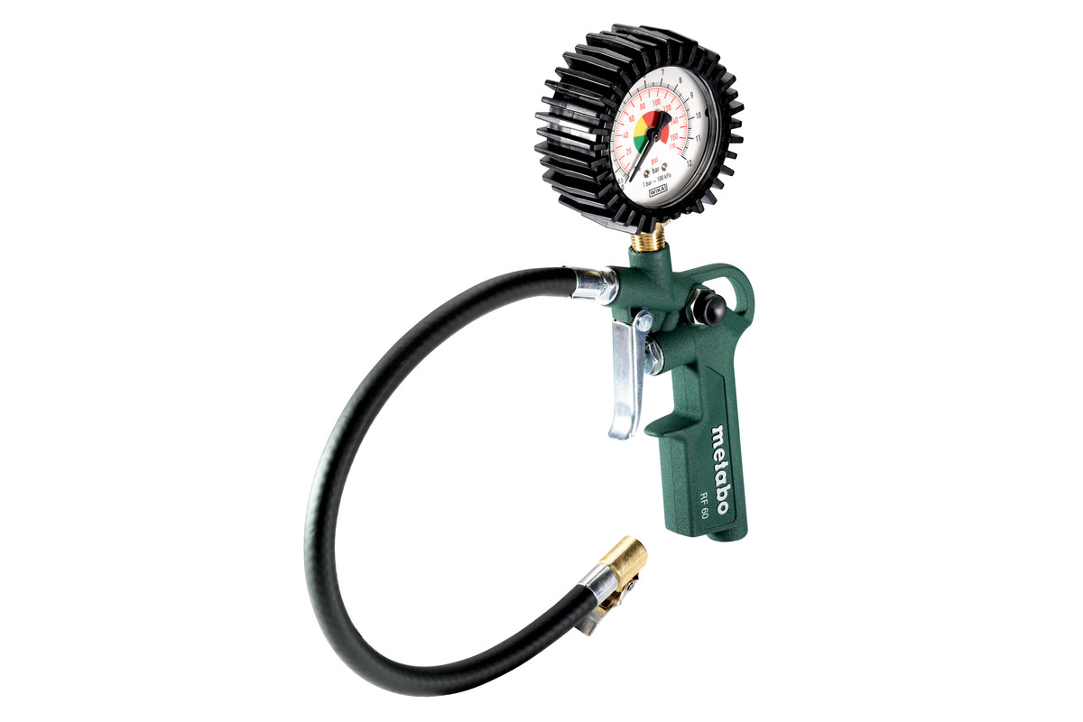 RF 60 (602233000) Inflador/medidor de la presión de neumáticos de aire  comprimido | Metabo Herramientas eléctricas
