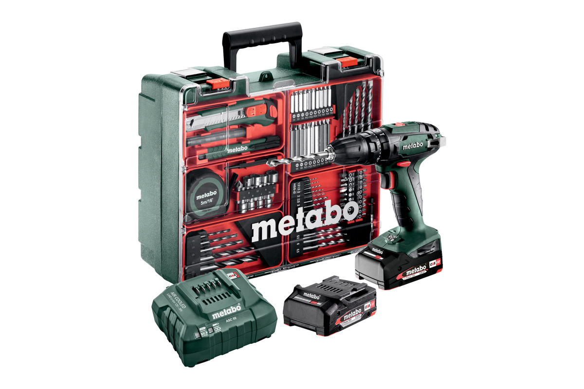 SB 18 Set (602245600) Cordless hammer drill | Metabo Power Tools