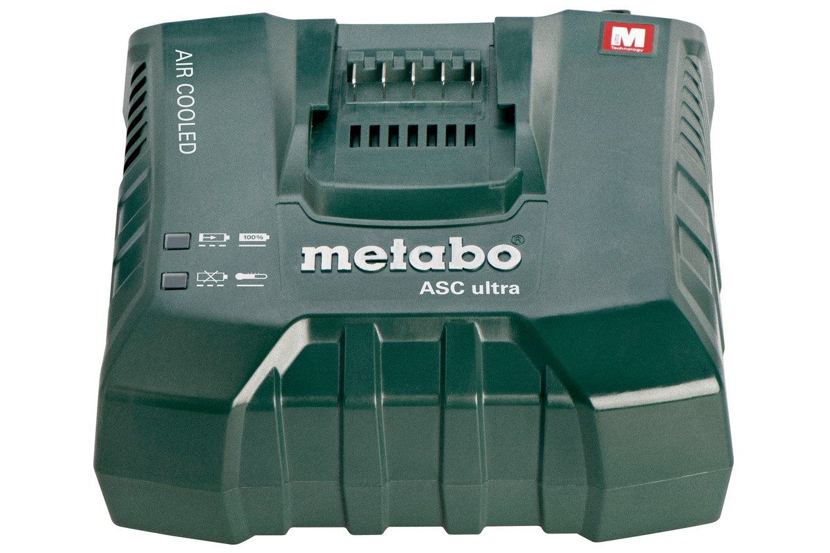 Quick charger ASC Ultra, 14.4-36 V, "AIR COOLED", EU (627265000) | Metabo  Power Tools