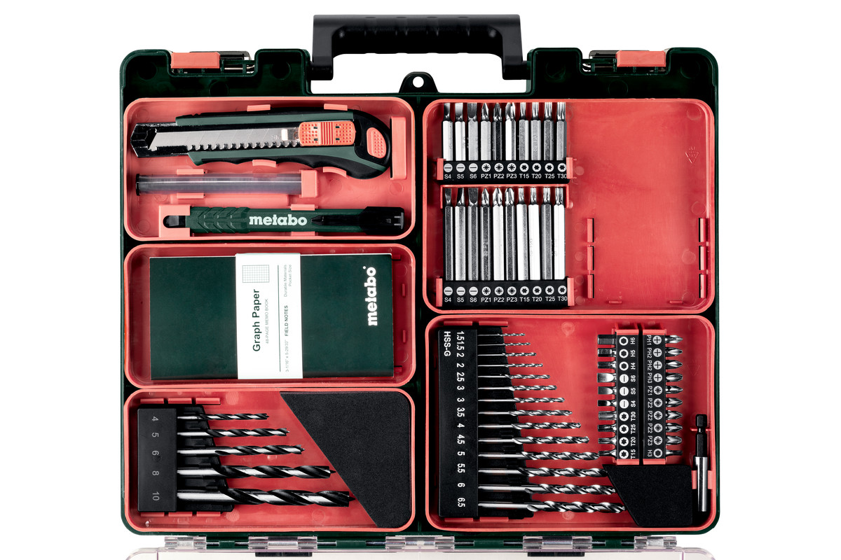 PowerMaxx BS 12 Mobile Werkstatt (601036870) Cordless drill / screwdriver |  Metabo Power Tools