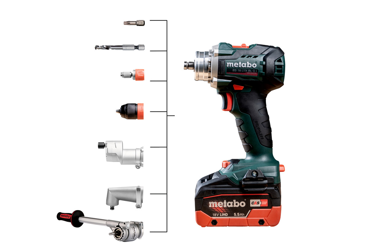 BS 18 LTX BL Q I (602359650) Cordless drill / screwdriver | Metabo Power  Tools