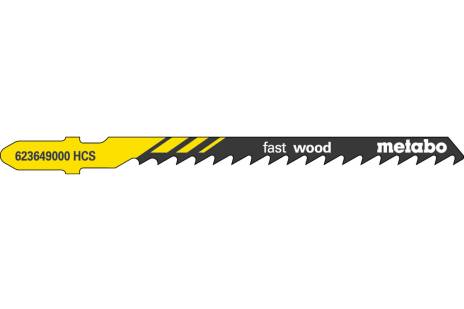 5 plátků pro přímočaré pily „fast wood" 74/ 4,0 mm (623649000) 