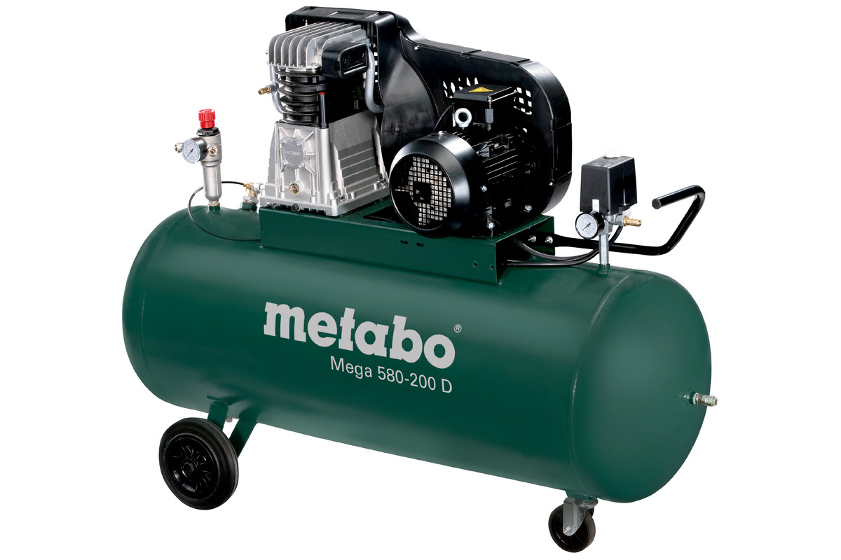 Mega 580-200 D (601588000) Kompresor Mega | Metabo elektrické nářadí