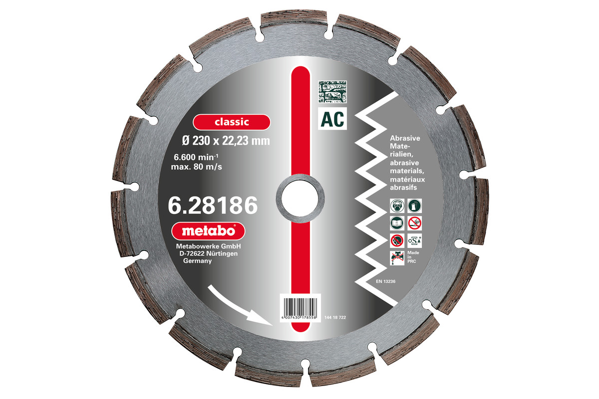 Dia-TS, 115x2,15x22,23mm, "classic", "AC", Abrasiv (628182000) 