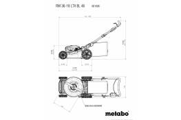 RM 36-18 LTX BL 46 (601606650) Akku-Rasenmäher | Metabo Elektrowerkzeuge