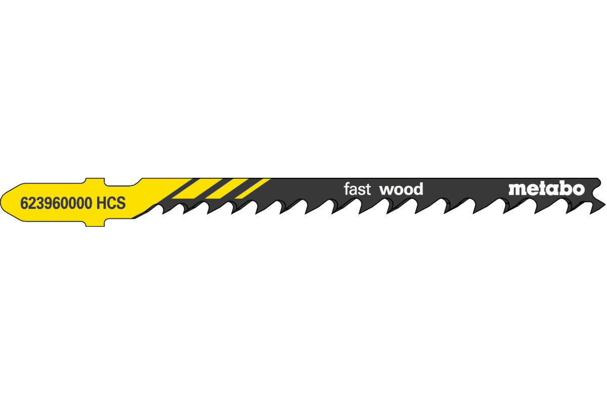 5 stiksavklinger "fast wood" 74 mm/progr. (623960000) 