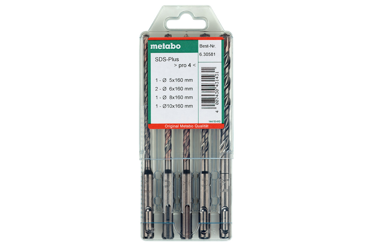 SDS-plus Pro 4 puurikomplekt, 5-osaline (630581000) 