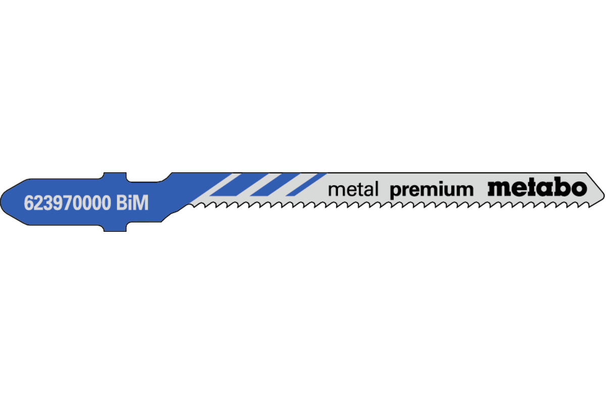 5 hojas para sierra de calar "metal premium" 57/ 1,5 mm (623970000) 