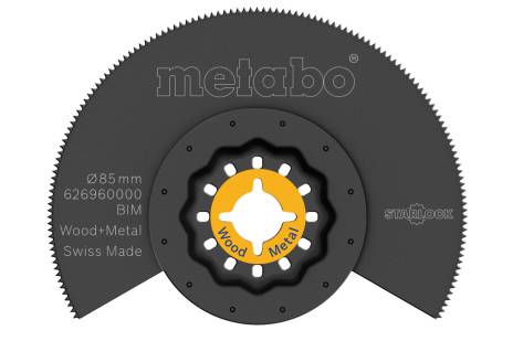 Hoja de sierra de segmento, madera/metal, BiM, Ø85 mm (626960000) 