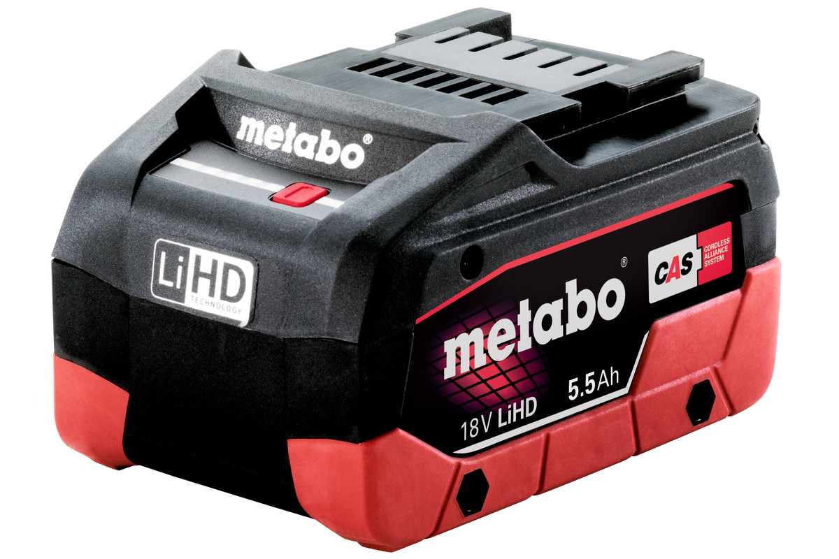 Batería LiHD 18 V - 5,5 Ah (625368000) | Metabo Herramientas eléctricas