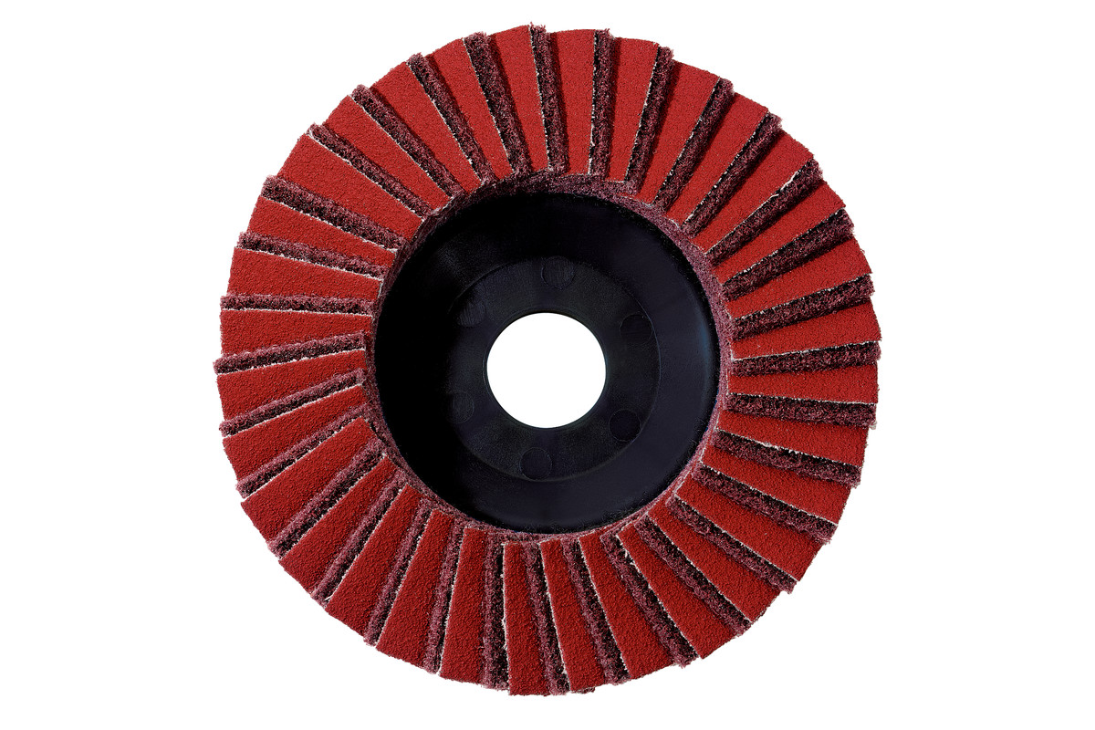 5 discos abrasivos de láminas combinados 125mm; medio, amoladora angular  (626416000) | Metabo Herramientas eléctricas