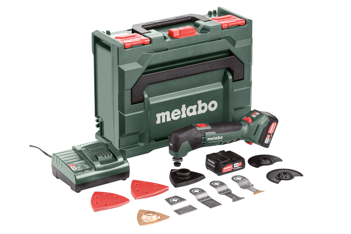 Sierra Sable Bateria 2x2ah Metabo 12v Sin Carbones See12bl