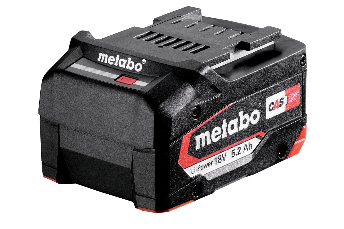 Batterie Li-Power 18 V - 5,2 Ah (625028000) | Outillage électroportatif  Metabo