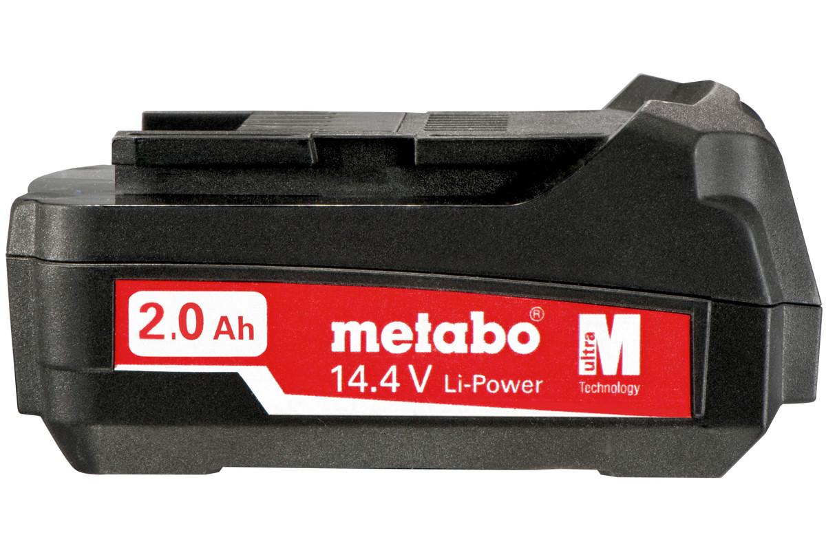 Batterie Li-Power 14,4 V - 2,0 Ah (625595000) | Outillage électroportatif  Metabo