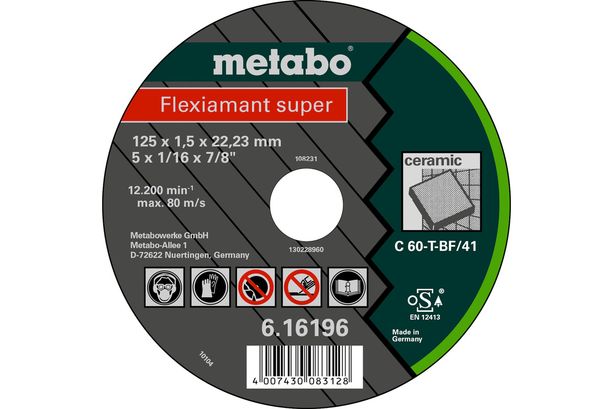 Flexiamant super 125x1,5x22,23 kerámia,TF41 (616196000) 