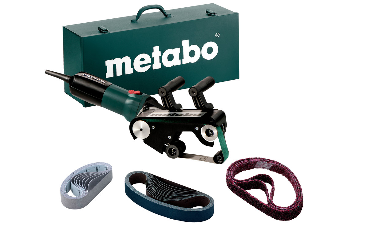 RBE 9-60 Set (602183510) Levigatrice a nastro per tubi | Metabo utensili  elettrici