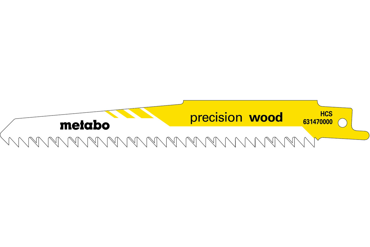 2 tiesinio pjūklo geležtės „precision wood“ 150 x 1,25 mm (631120000) 