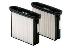 2 HEPA-filtercassettes, Polyester, stofklasse H (HEPA 14) (630326000) 