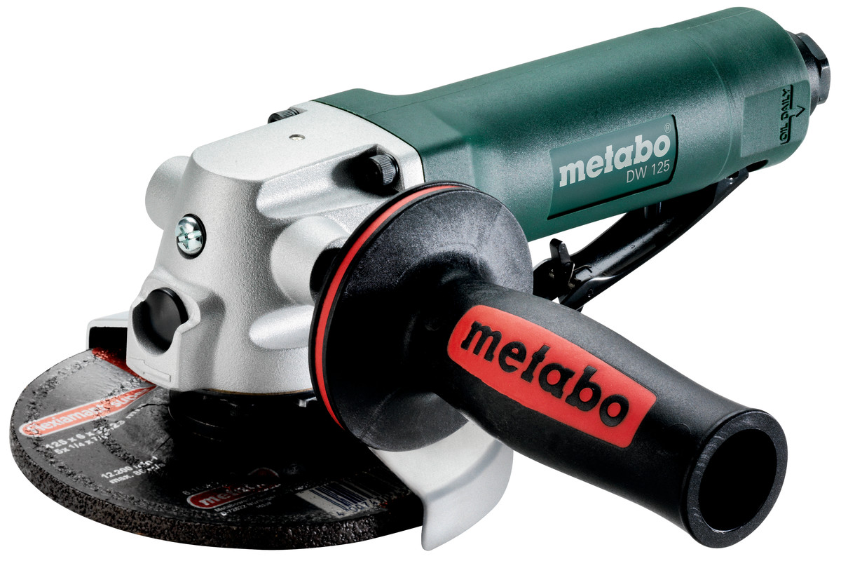 DW 125 (601556000) Пневматическая угловая шлифмашина | Электроинструменты  Metabo