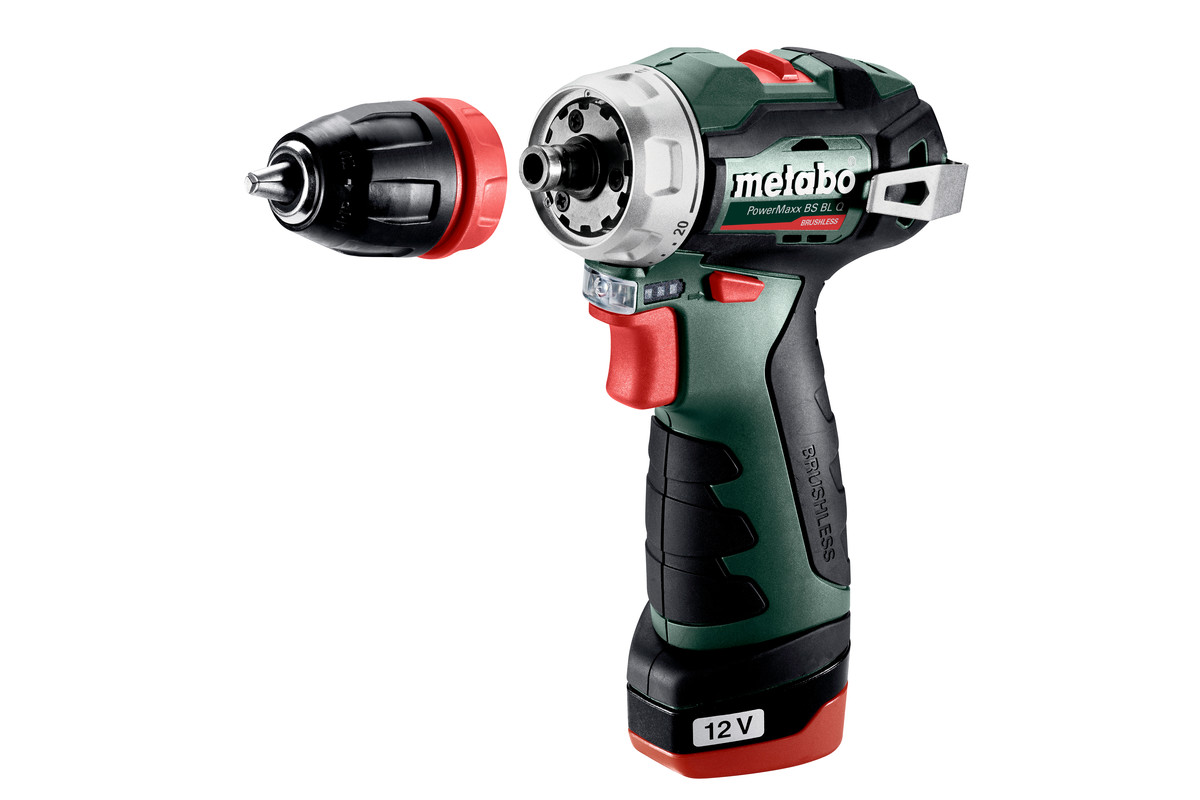 PowerMaxx BS BL Q (601749500) Аккумуляторная дрель-шуруповерт |  Электроинструменты Metabo