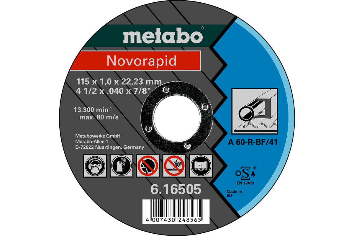 Novorapid 115 x 1,0 x 22,23 mm, stål, TF 41 (616505000) 