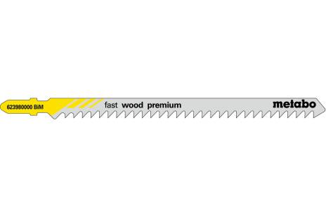 5 sticksågblad "fast wood premium" 126/ 4,0 mm (623980000) 