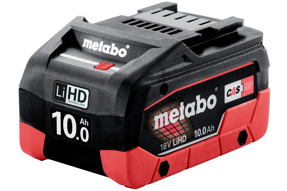 LiHD-batteripaket 18 V - 10,0 Ah (625549000) | Metabo Elverktyg