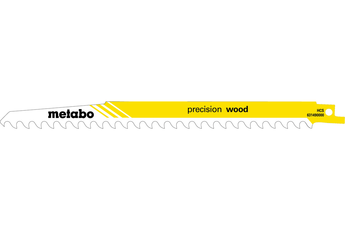 5 listov večnamenske sabljaste žage "precision wood" 240 x 1,5 mm (631490000) 