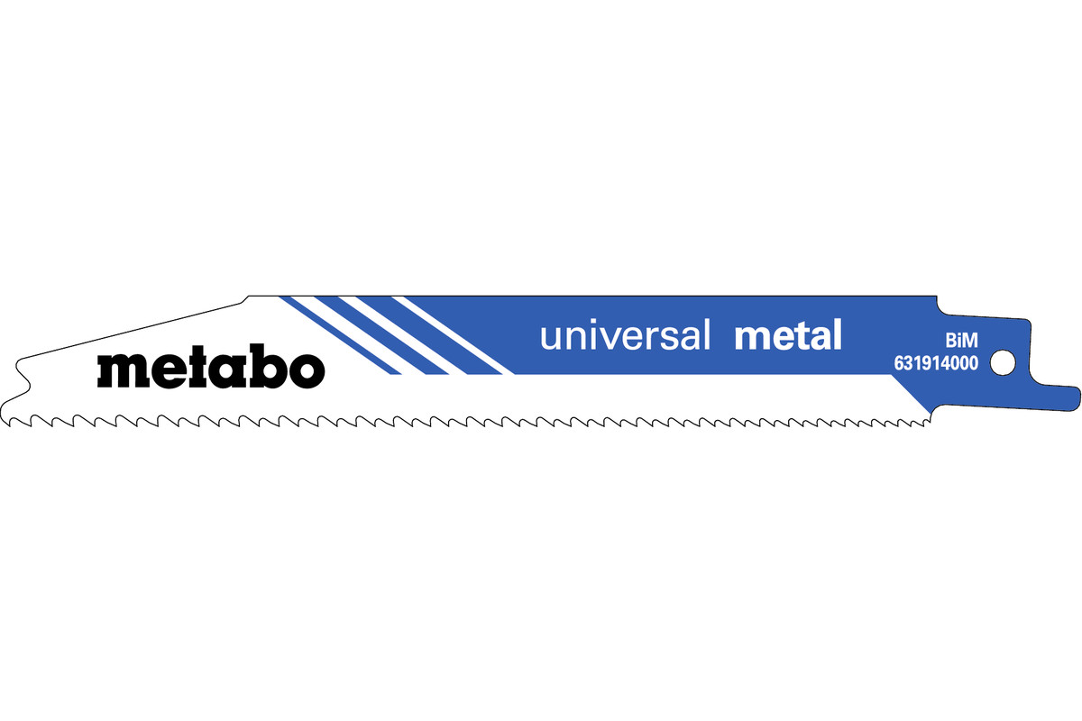 2 lista večnamenske sabljaste žage "universal metal" 150 x 0,9 mm (631911000) 
