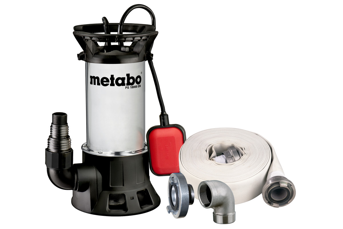 PS 18000 SN Set (690626000) Potopna črpalka za umazano vodo | Metabo  električnaročna orodja