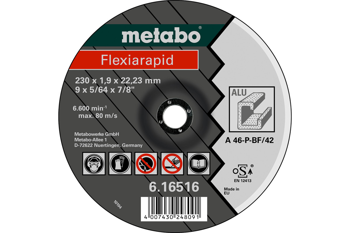 Flexiarapid 125 x 1,0 x 22,23 mm, hliník, TF 41 (616513000) 