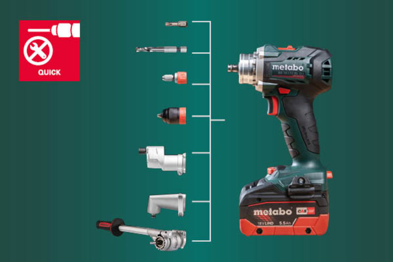 Cordless drill / drivers | Screwing, drilling, chiseling, stirring | Metabo  Power Tools