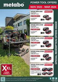 Catalogues / Brochures | Metabo Power Tools