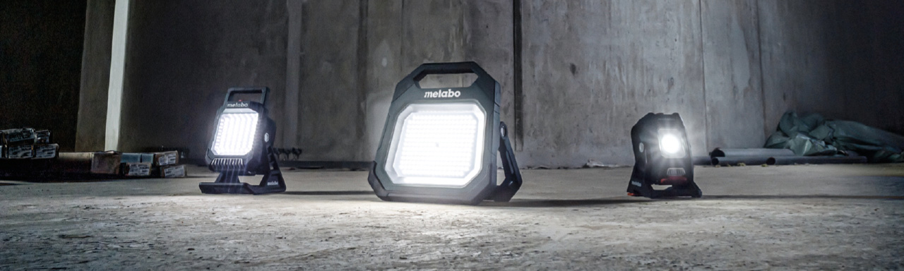 Akku-Lampe/Akku Leuchte LED: Volle Leuchtkraft | Metabo